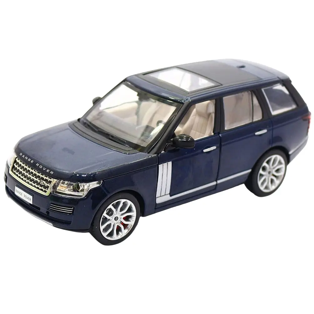 Колекційна металева модель автомобіля Автопром Range Rover з інерцією, світлом та звуком 1:26
