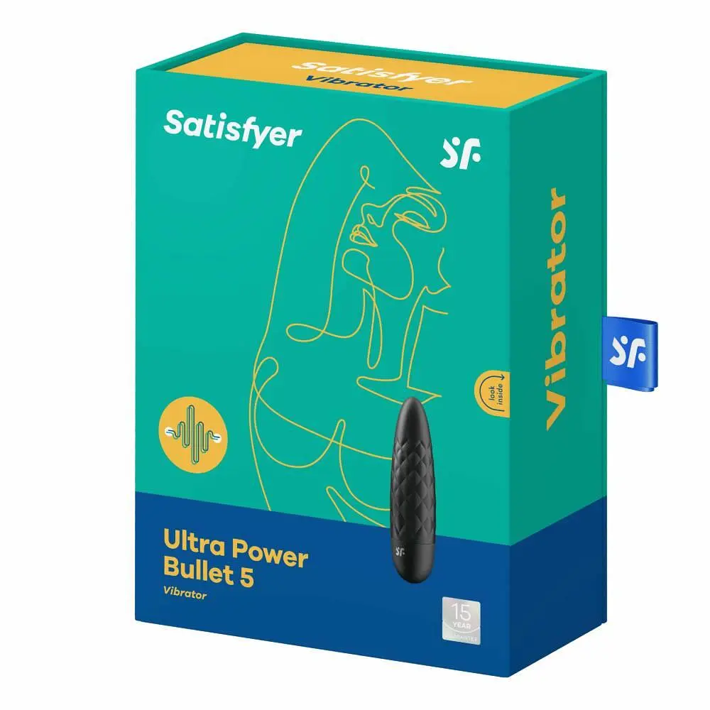 Вибратор для клитора Satisfyer Ultra Power Bullet 5 10 см чёрный - фото 6
