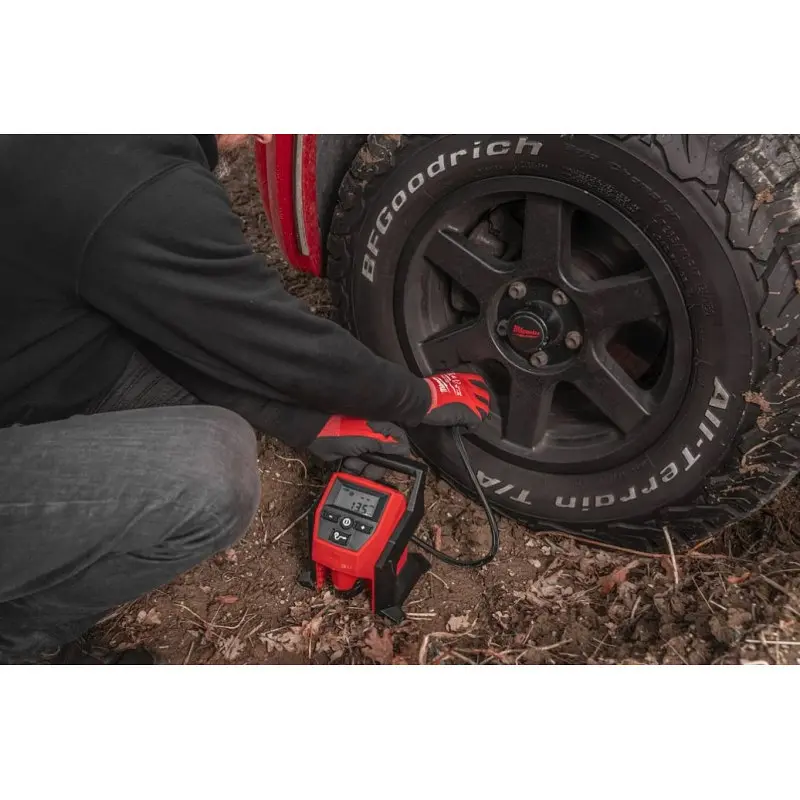 Компресор для накачування коліс акумуляторний MILWAUKEE, M12 BI-0 (каркас) - фото 8