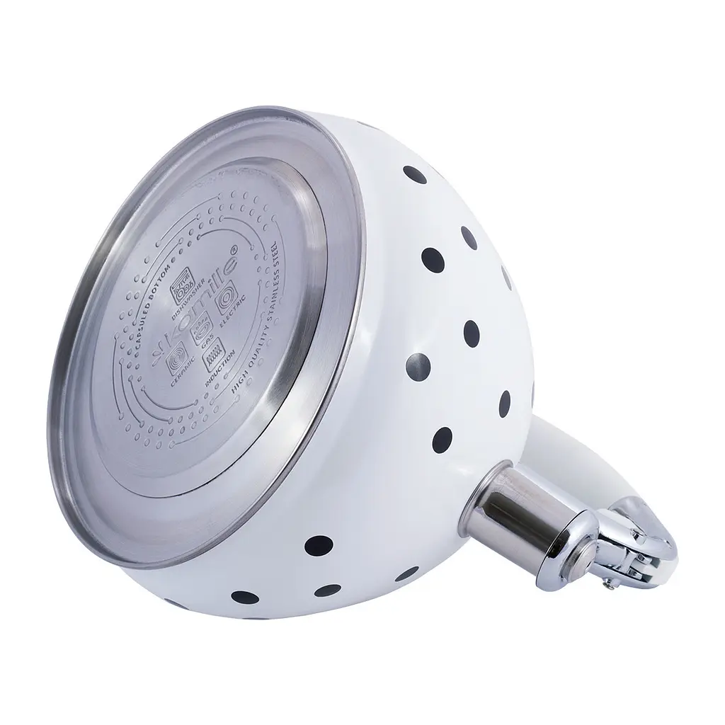 Чайник із свистком Kamille KM-0695WH 3 л білий - фото 8