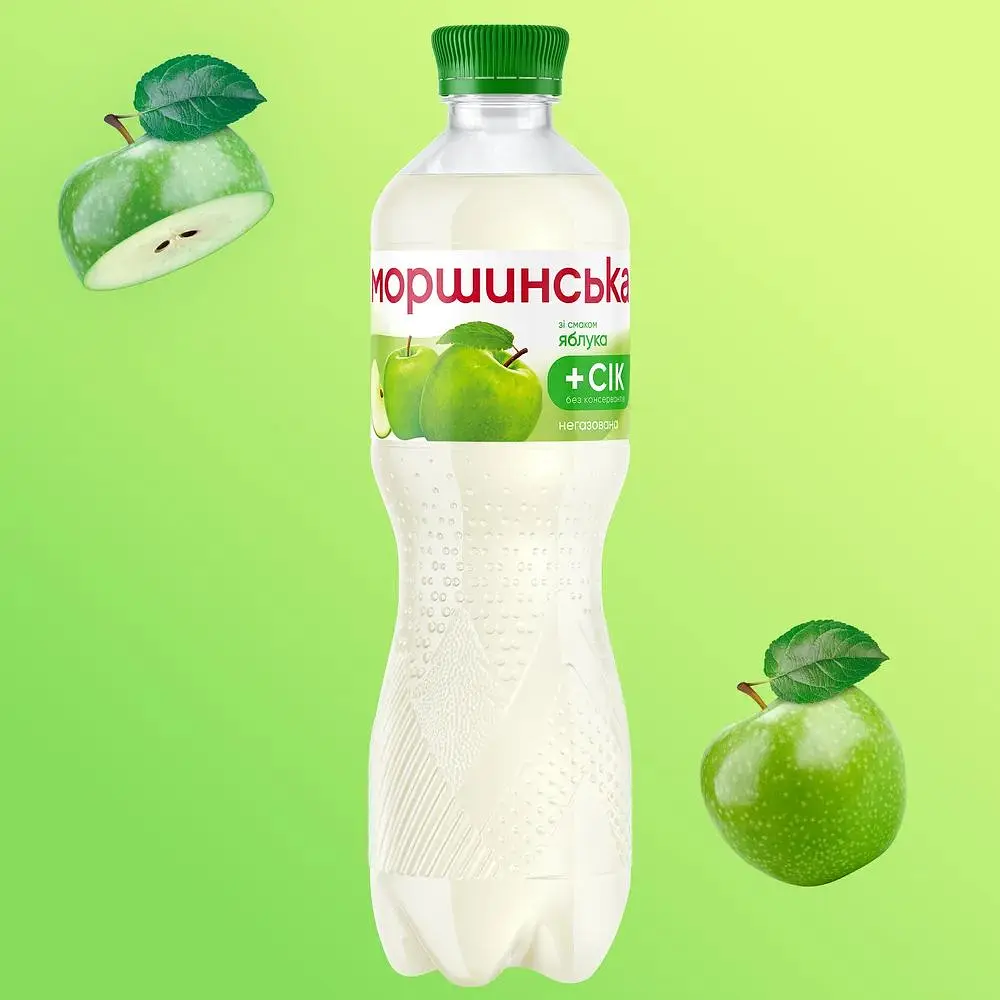 Напій Моршинська зі смаком яблука негазований 0.5 л - фото 2