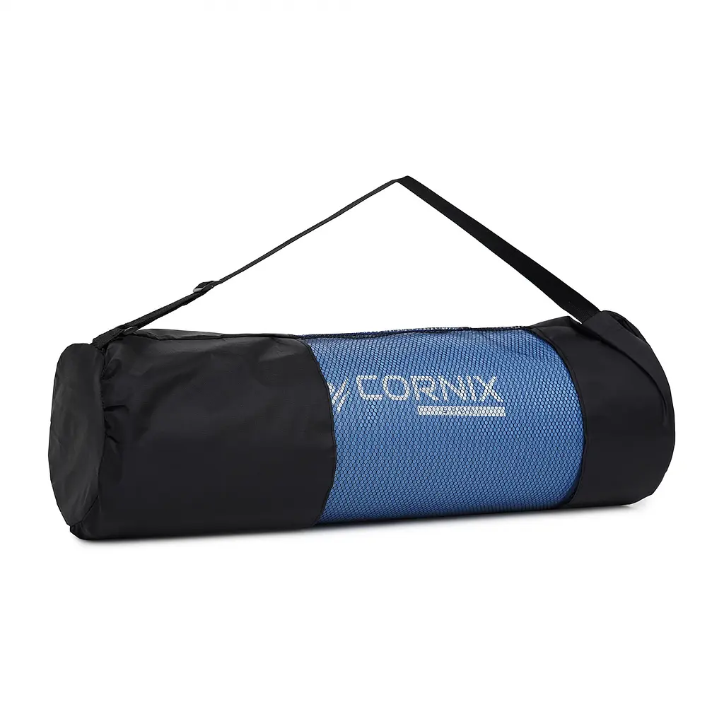 Килимок спортивний Cornix NBR 183 x 61 x 1 см для йоги та фітнесу XR-0096 Blue/Blue - фото 3