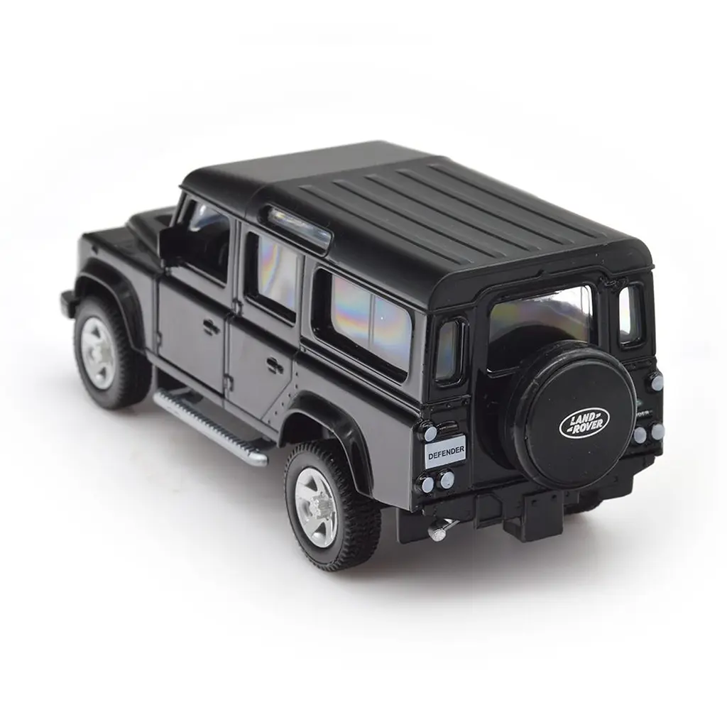 Автомодель TechnoDrive Land Rover Defender 110, 1:32, чорна (250341U) - фото 6