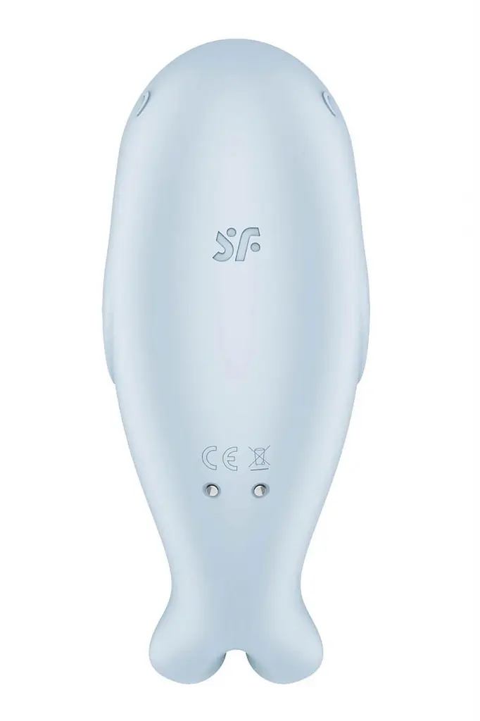 Вакуумный стимулятор клитора с вибрацией Satisfyer Seal You Soon голубой - фото 5