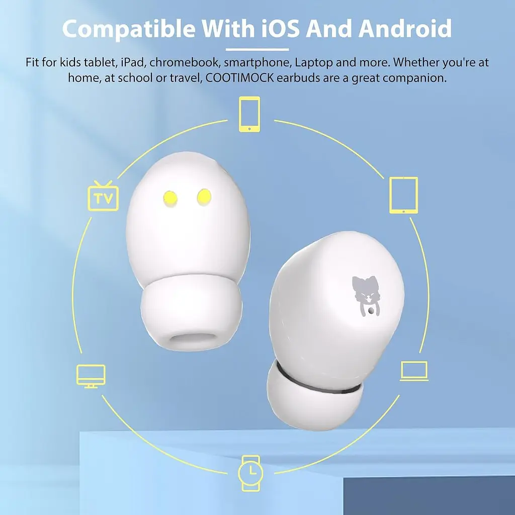 Bluetooth навушники COOTIMOCK для дітей з обмеженням гучності 85 дБ - фото 5