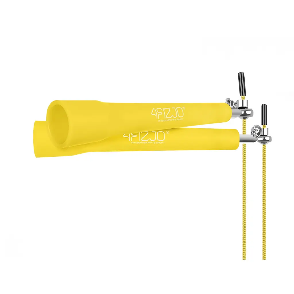Скакалка 4FIZJO швидкісна для кросфіту Standard+ Yellow 4FJ0184 (P-5907739311535) - фото 5