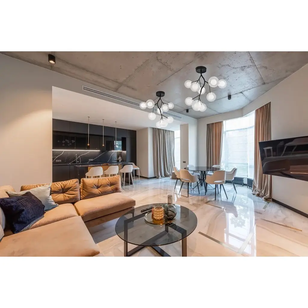 Люстра потолочная Brille в спальню G4 40W BK (BR-01 648C/9) - фото 5