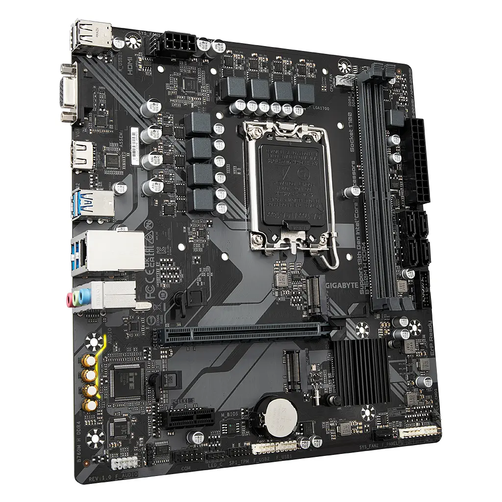 Материнська плата GIGABYTE B760M H DDR4 - фото 3