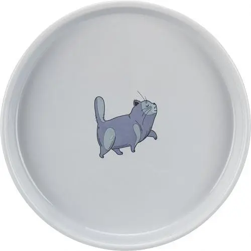 Миска Trixie для котів пласка та широка 600 мл d:23 см керамічна - фото 2