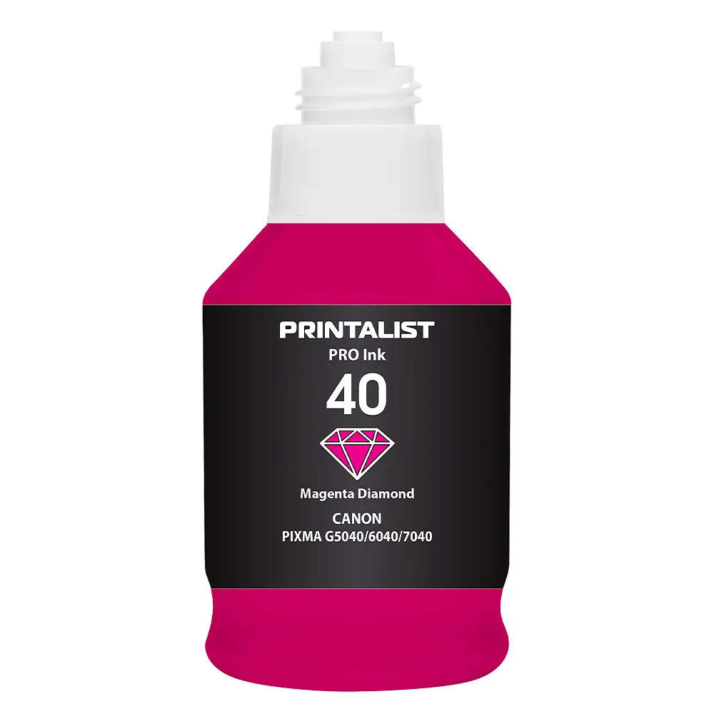 Чорнило PRINTALIST GI-40 для Canon G5040/G6040 190г Magenta водорозчинне (PL40M) - фото 7