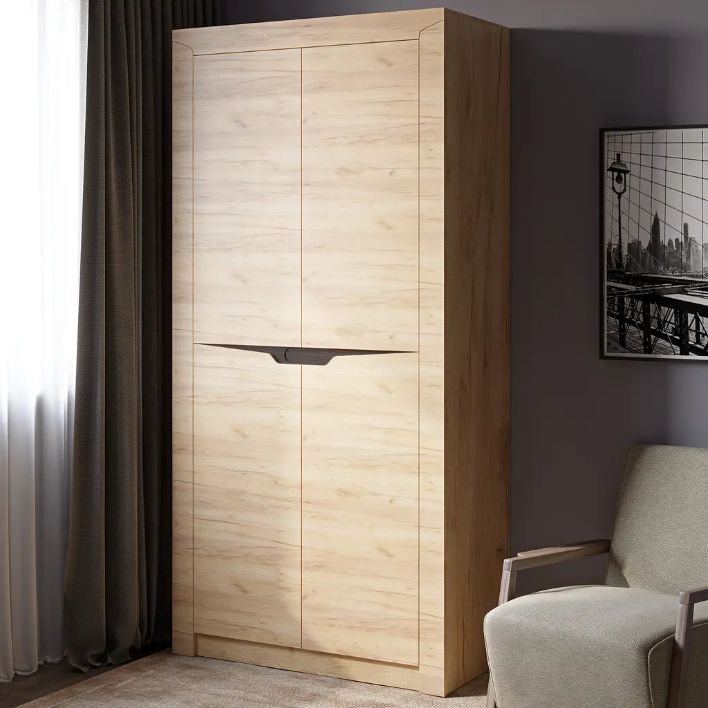 Шафа Еверест Ліберті-1000 2-х дверна Дуб Крафт Золотий (DTM-2305) - фото 3