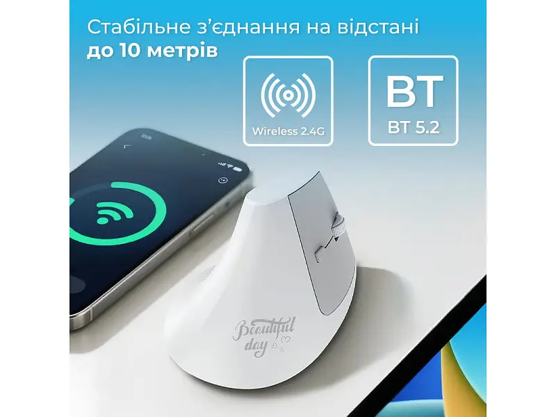 Миша Ajazz i300 White (i300-W) - фото 7