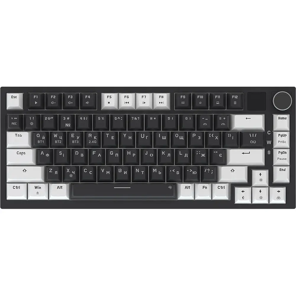 Клавіатура бездротова GamePro Asgard Valhalla Pro Black (MK160B-D-Pro) - фото 2