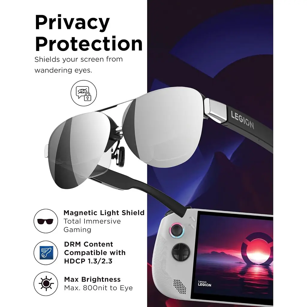 Окуляри доповненої реальності Lenovo Legion Glasses Gen 2 (GY21R10236) [166625] - фото 7