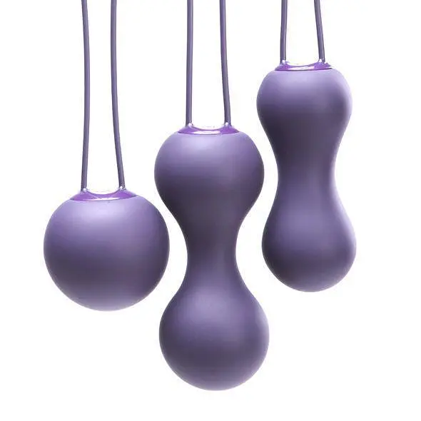 Набір вагінальних кульок Je Joue Ami Purple, діаметр 3,8 см, 3,3 см, 2,7 см, 54 г, 71 г, 100 г - фото 2