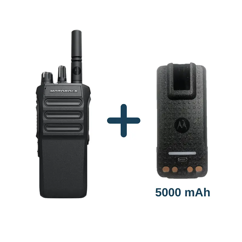 Рація Motorola R7a VHF AES 256 + акумулятор 5000 mAh з type-c - фото 2