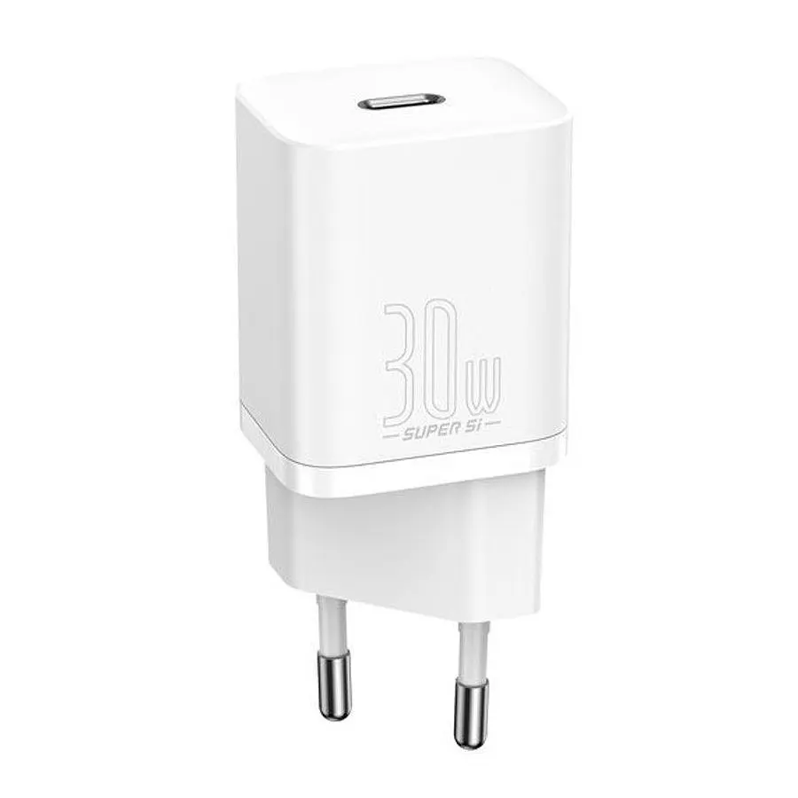 МЗП Baseus Super Si quick charger IC 30W EU White