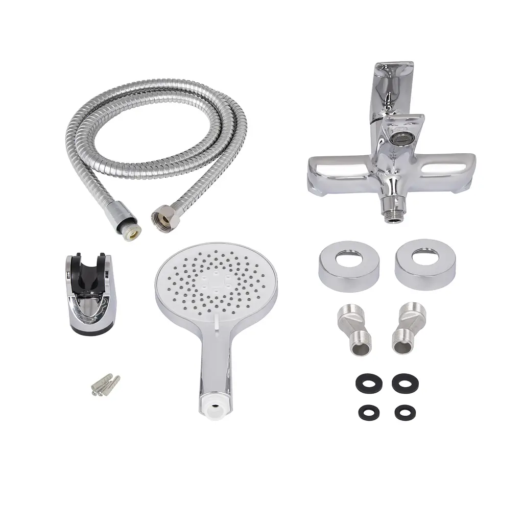 Змішувач для ванни Qtap Vlasta New (з душовим гарнітуром) QTVLA259CRM45642 Chrome - фото 5