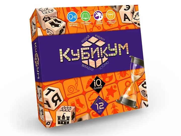 Розважальна гра КубикУм Danko Toys G-KU-01U (2000903308751) shop (2000903308751)