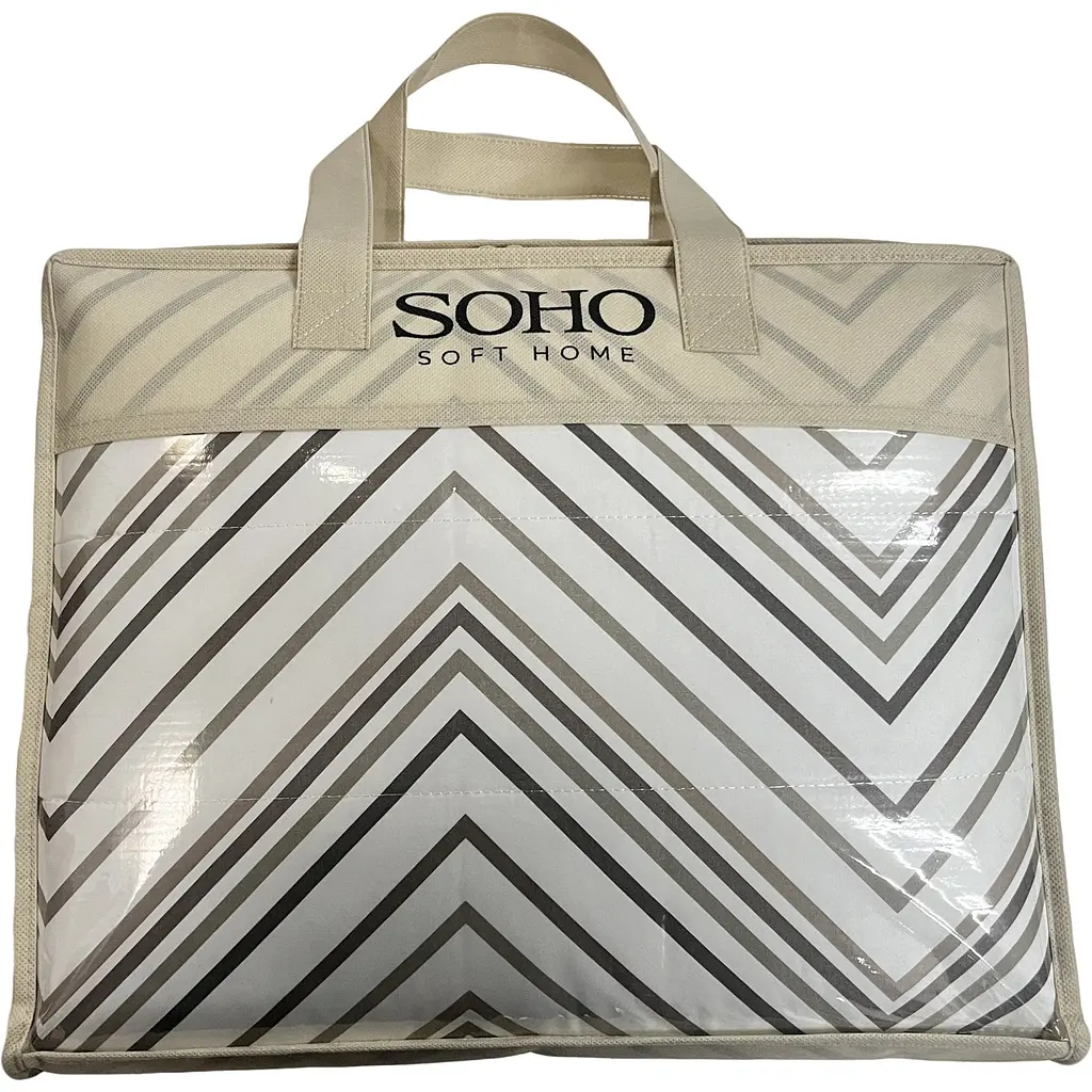 Комплект постельного белья Soho Zigzag Евро с легким одеялом 200 х 230 см (03-BT-7173-Zigzag) - фото 3