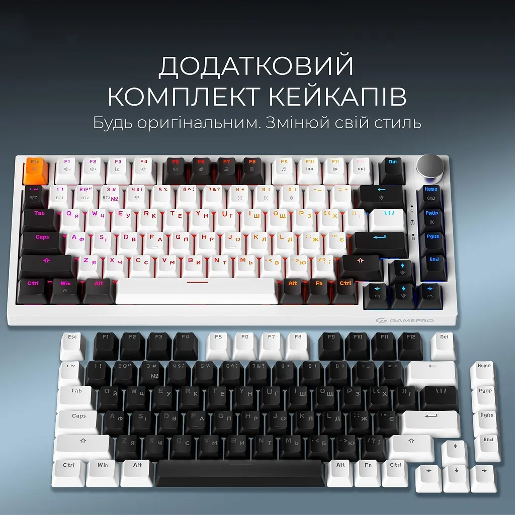 Клавиатура GamePro Asgard Valhalla MK160W Pro White [142214] - фото 10