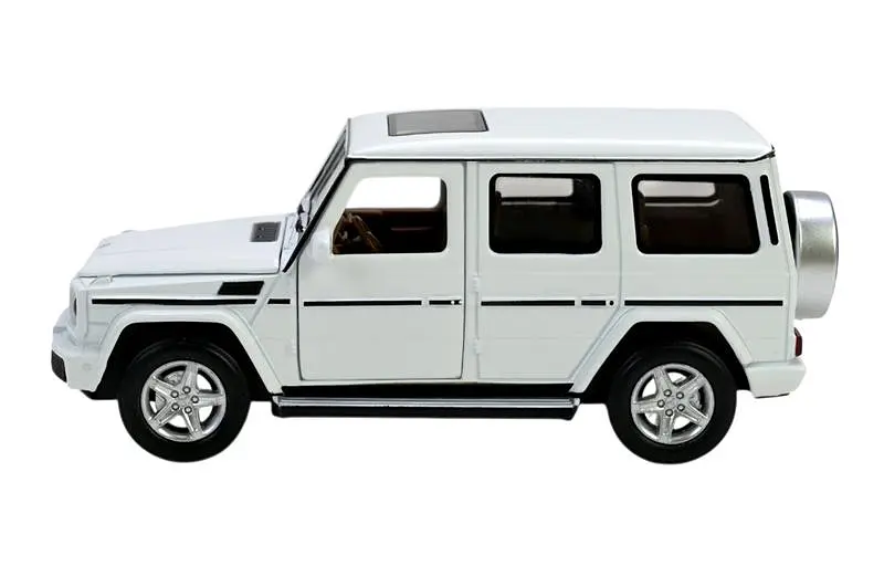 Іграшкова машинка позашляховик металева Mercedes-Benz G 350 d 1:32 Автопром світлозвукові ефекти 68436, 3 кольори, в коробці 18х9х8 см - фото 2