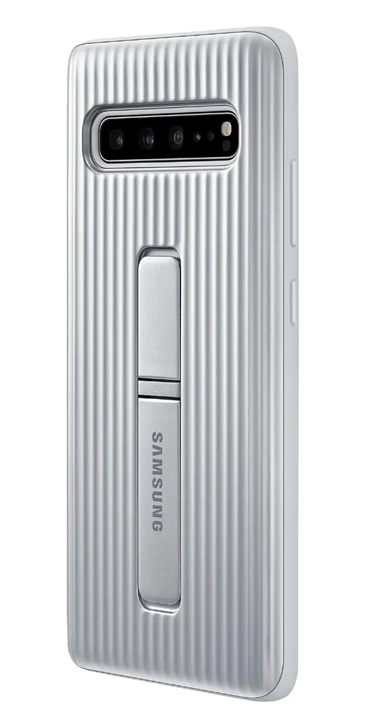 Чохол протиударний оригінальний Protective Rugged Standing Cover EF-RG977 Samsung Galaxy S10 5G (6.7") Silver - фото 3