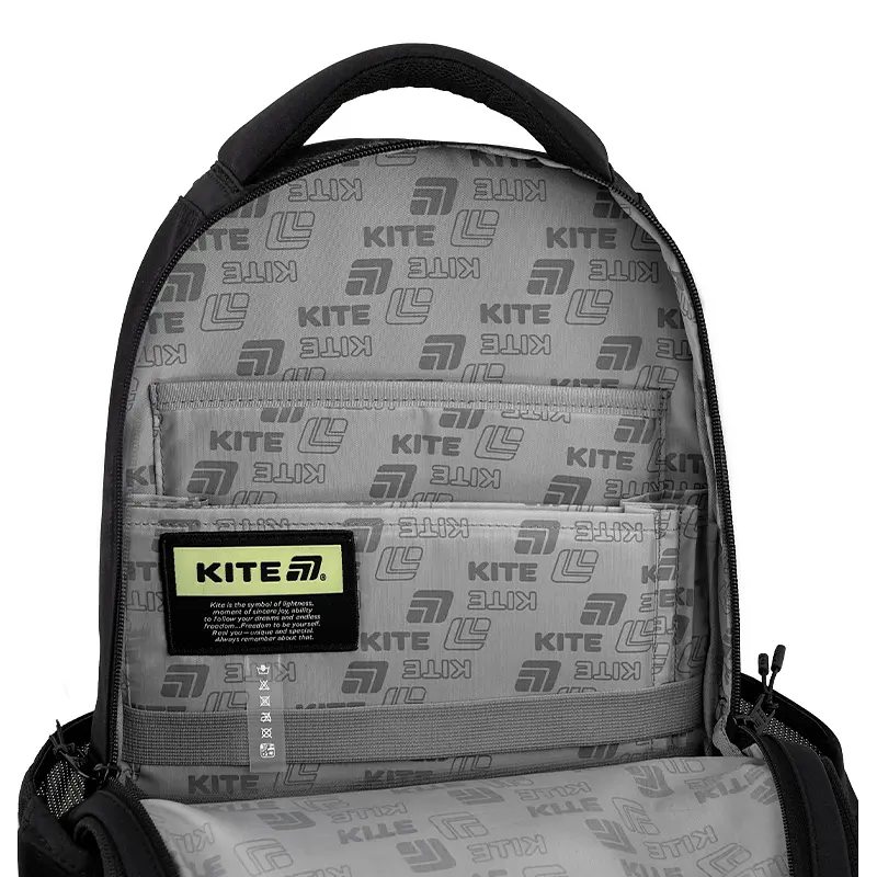 Рюкзак для старшої школи Kite Education teens 2578M Black&Charm Чорний (K26-2578M-1) - фото 13