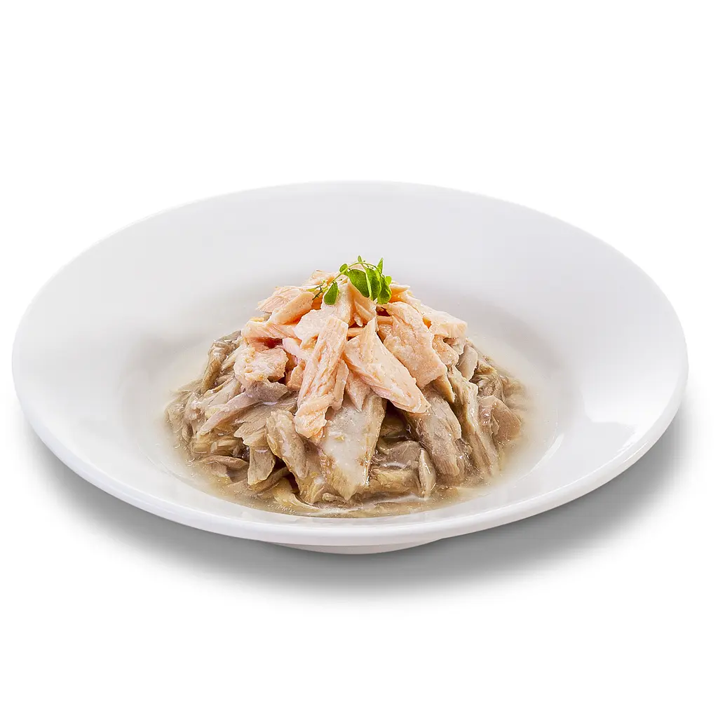 Уцінка. Вологий корм для котів Cherie Signature Gravy Mix Tuna&Wild Salmon, зі шматочками тунця та лосося у соусі, 80 г (CHS14302) - фото 2