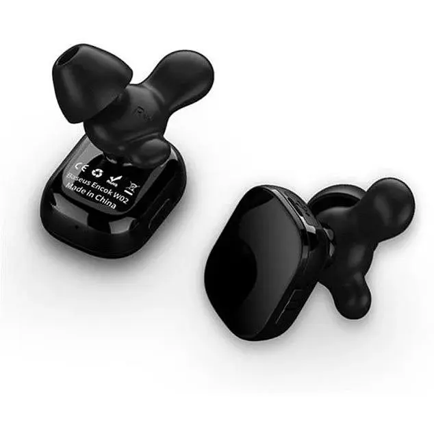 Бездротові навушники Baseus Bluetooth Encok W02 із вбудованим мікрофоном NGW02-01 Чорні (7607146181) - фото 2