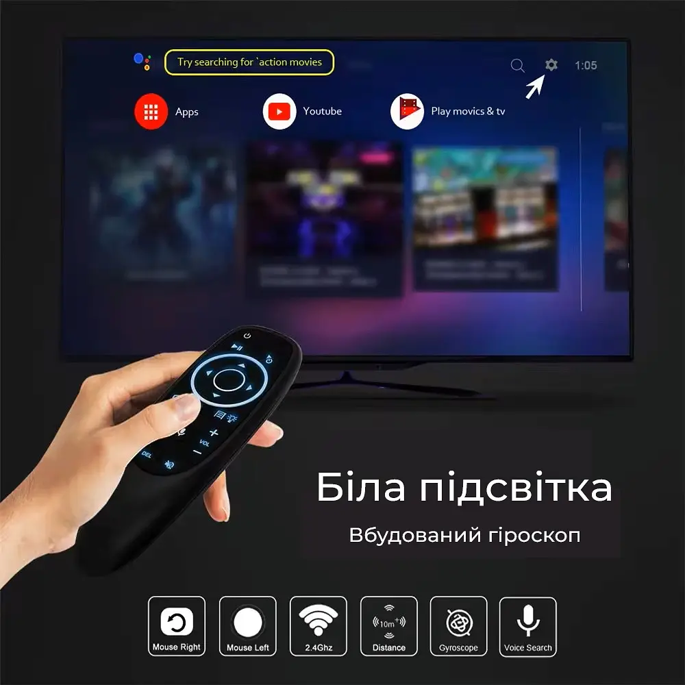 Пульт Air Mouse G10S Pro - фото 3