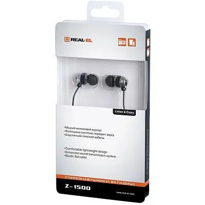 Наушники Real-El Z-1500 Mobile Black (EL124100034) - фото 2