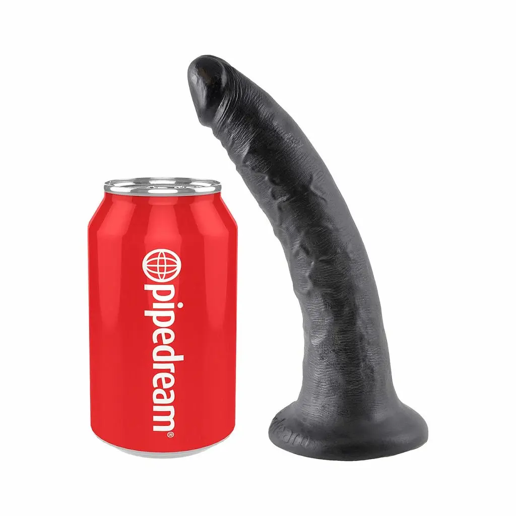 Фалоімітатор King Cock 7 Inch 18 см чорний - фото 5