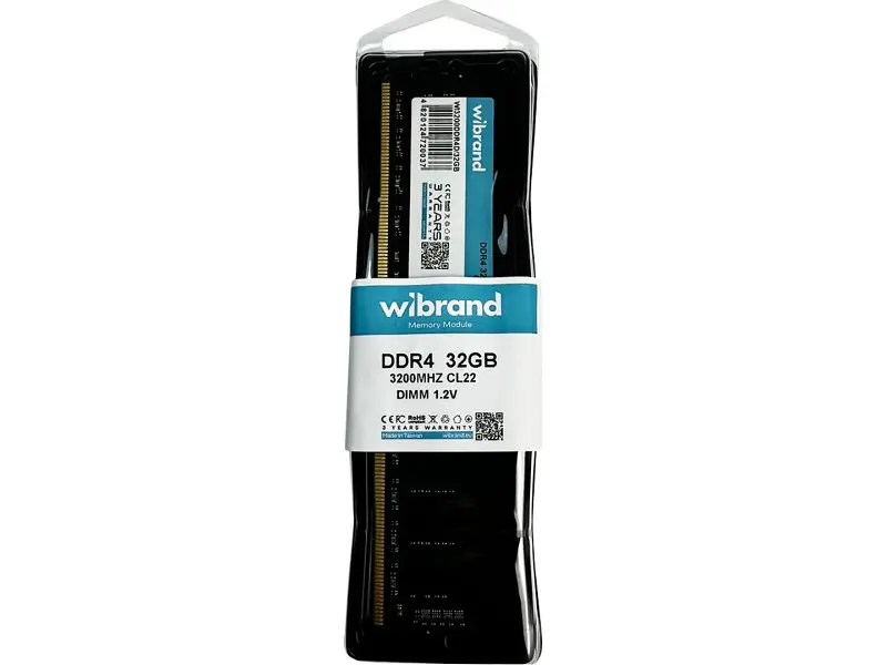 Модуль памяті Wibrand 32 GB DDR4 3200 MHz (WI3200DDR4D/32GB) - фото 3