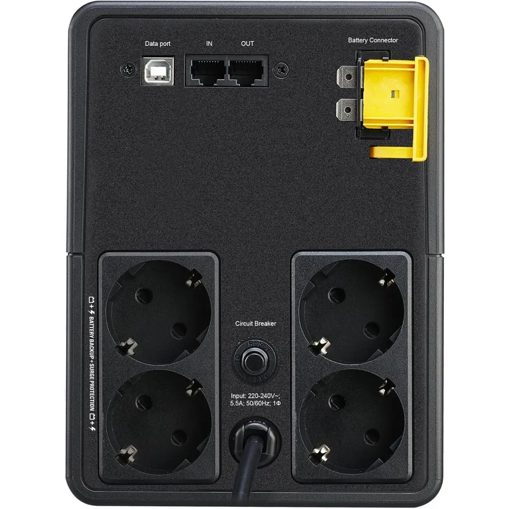 Джерело безперебійного живлення (ДБЖ) APC Back-UPS 1600VA (BX1600MI-GR) [122425] - фото 4