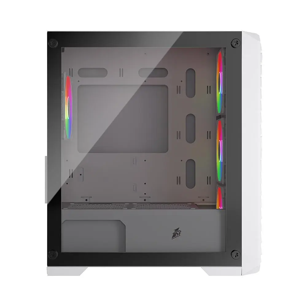 Корпус 1stPlayer T5-WH-4F1-W White без БЖ (T5-WH-4F1-W) - фото 5