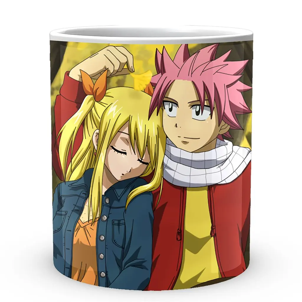 Кухоль GeekLand Fairy Tail Хвіст Феї Нацу Люси FT 002.16 330 мл білий - фото 2
