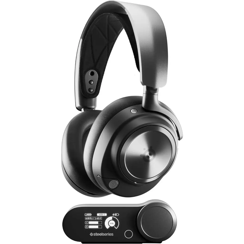 Игровая гарнитура SteelSeries Arctis Nova Pro Wireless P Black PC/PS/SW/MAC/MOB (61522) - фото 8
