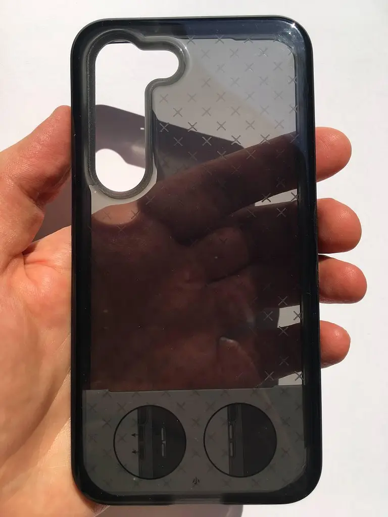 Оригінальний силконовий чохол для Samsung Galaxy S23 PLUS (S916) Tech21 Evo Check Протиударний Black T21-10093 - фото 5