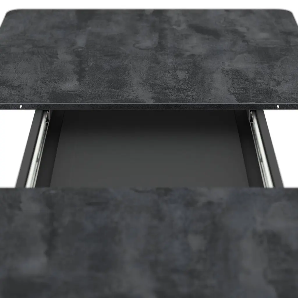 Стіл розсувний Неман ДЕН Вугільний камінь/Антрацит (NEM-121061) - фото 4