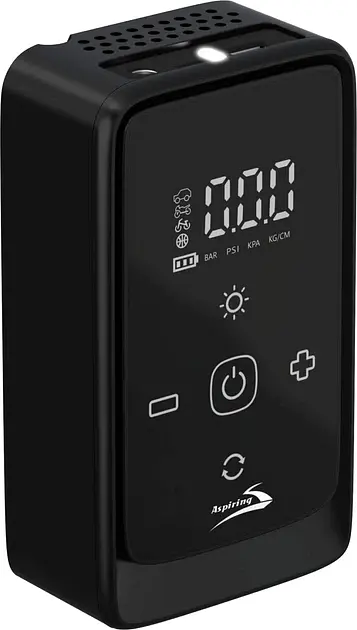 Автомобільний компрессор Car Air Pump + павер банк + ліхтар Model:901А - фото 3