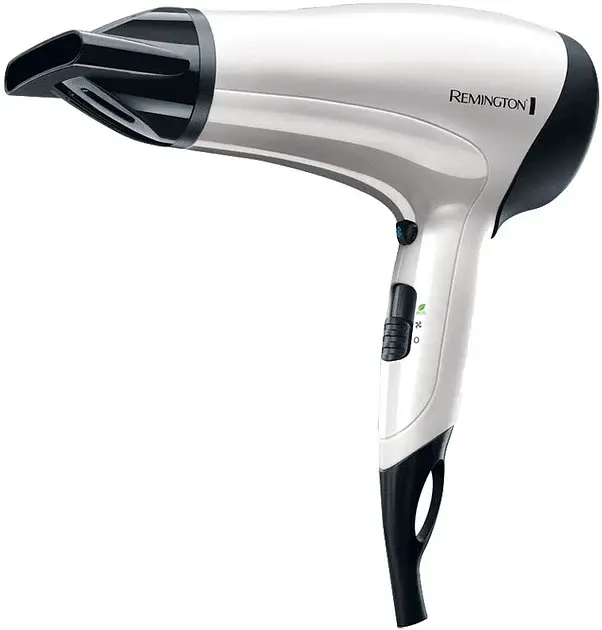 Фен Remington D3015, білий/чорний, 2000W, 2 швидкості, 3 режими