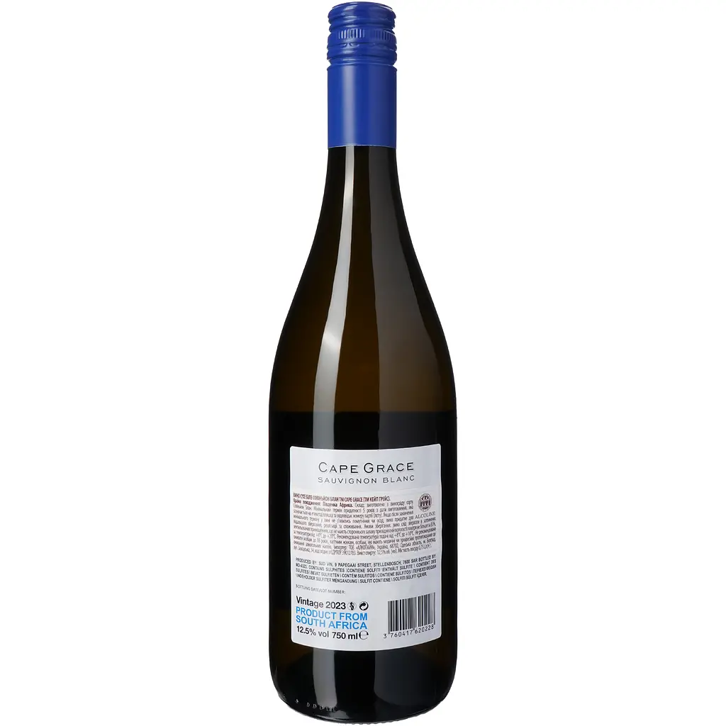 Вино Cape Grace Sauvignon Blanc біле сухе 0.75 л - фото 4