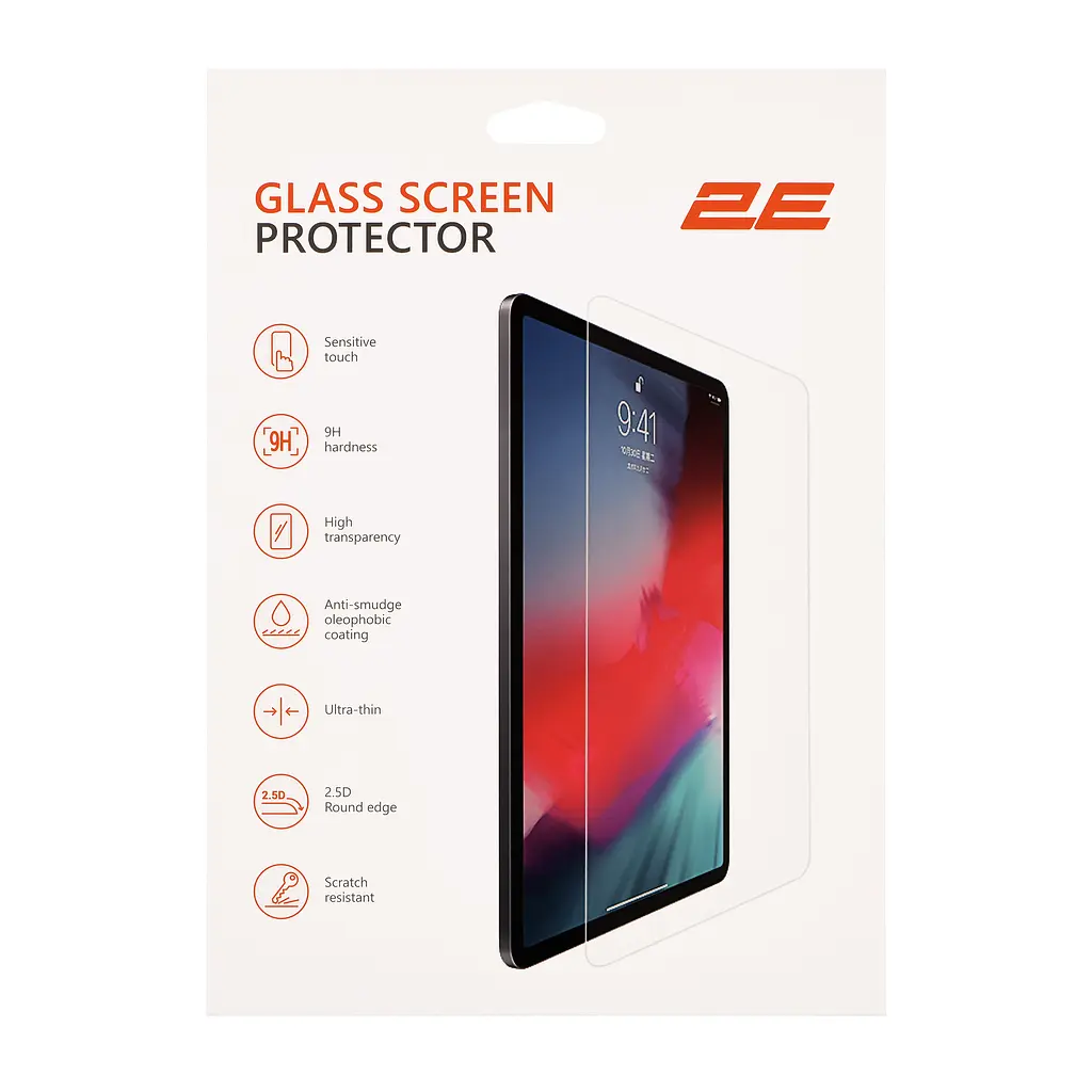 Захисне скло для iPad Pro 11 (2024) 2.5D прозорий 2E teh0024760 - фото 2