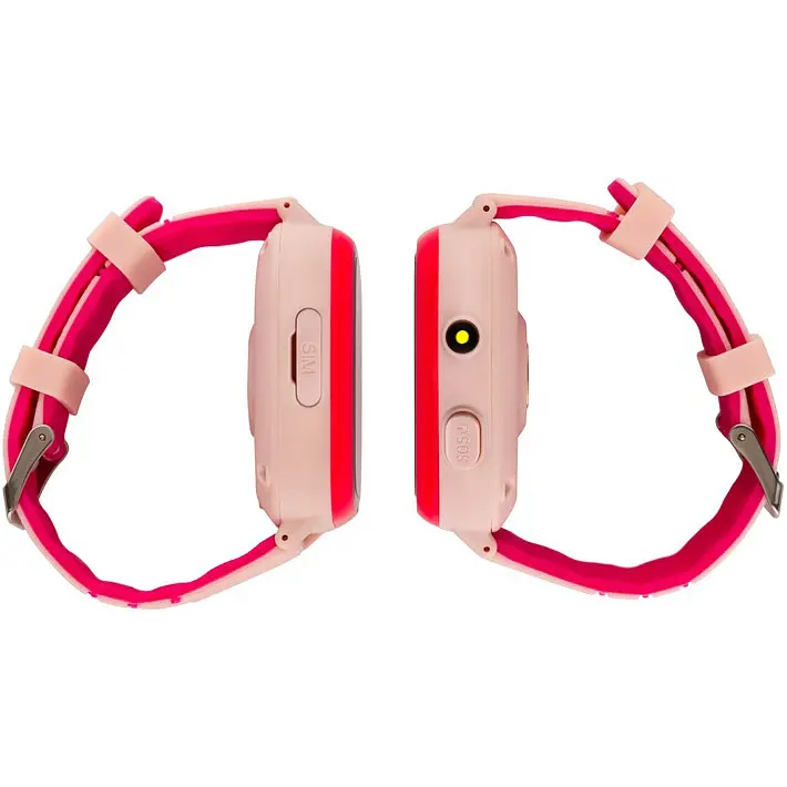 Дитячий водонепроникний смарт-годинник AmiGo GO005 4G WIFI Thermometer Pink [59323] - фото 3
