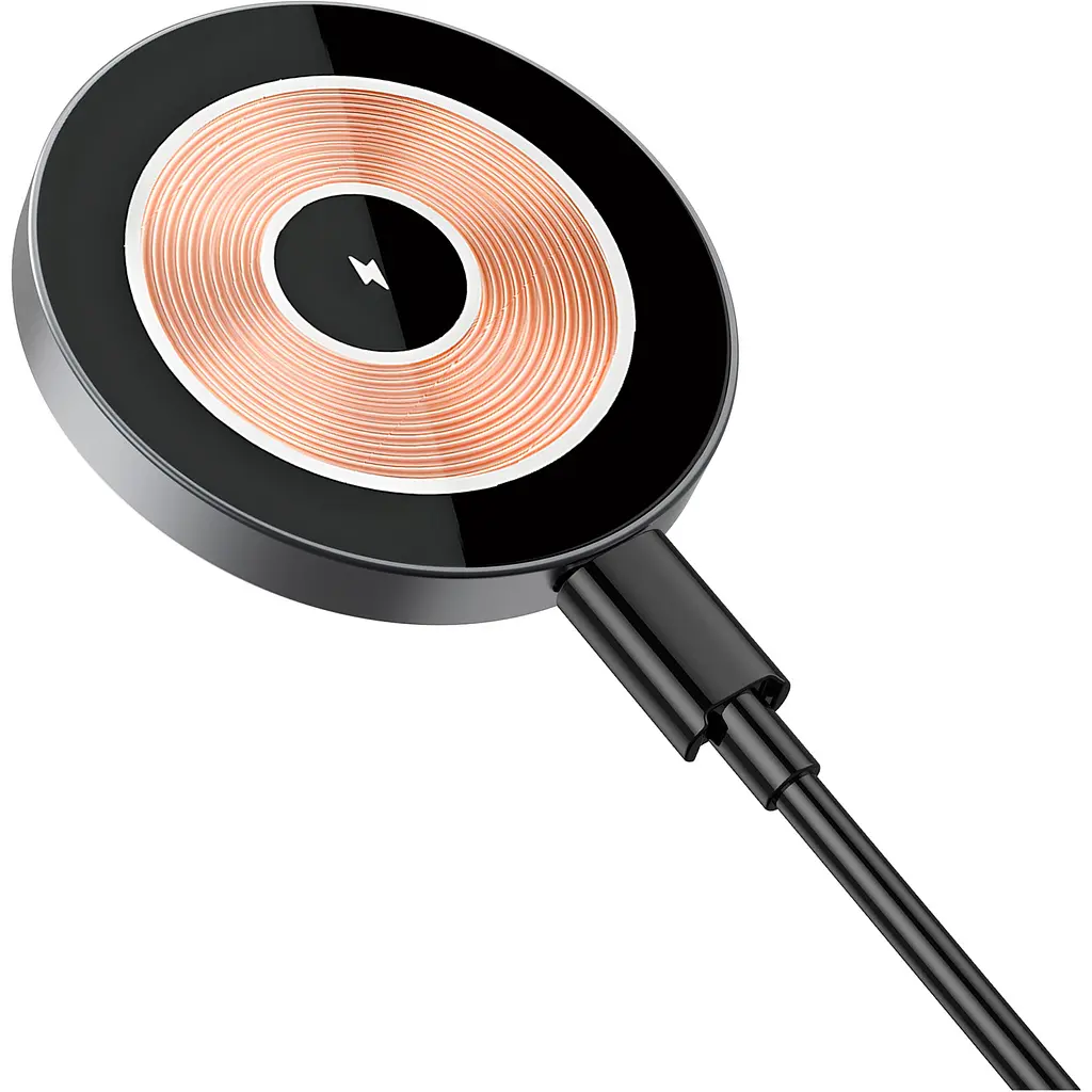 Бездротовий зарядний пристрій Wiwu Wi-W008 Magnetic Wireless Charger 15W with MagSafe Grey [6976195091588] [99971] - фото 2