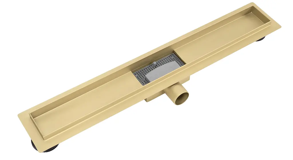 Душовий канал Rea Neox 80 см з мокрим затвором 2-в-1 gold REA-G2563 - фото 5