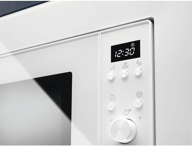 Мікрохвильова піч Electrolux вбудована 17л електронне керування 700Вт дисплей білий - фото 2