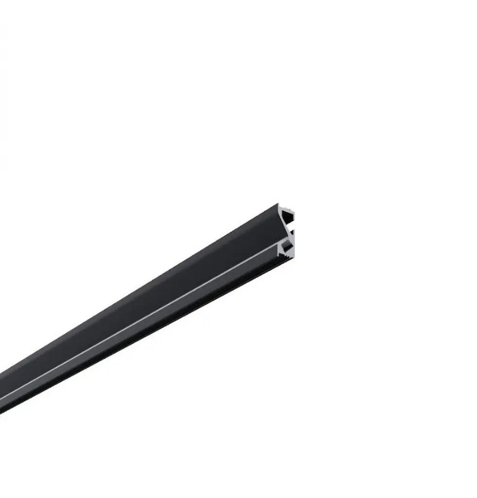 LED профіль меблевий з розсіювачем PC 3 м Kloodi KLP2009 3 BK - фото 3