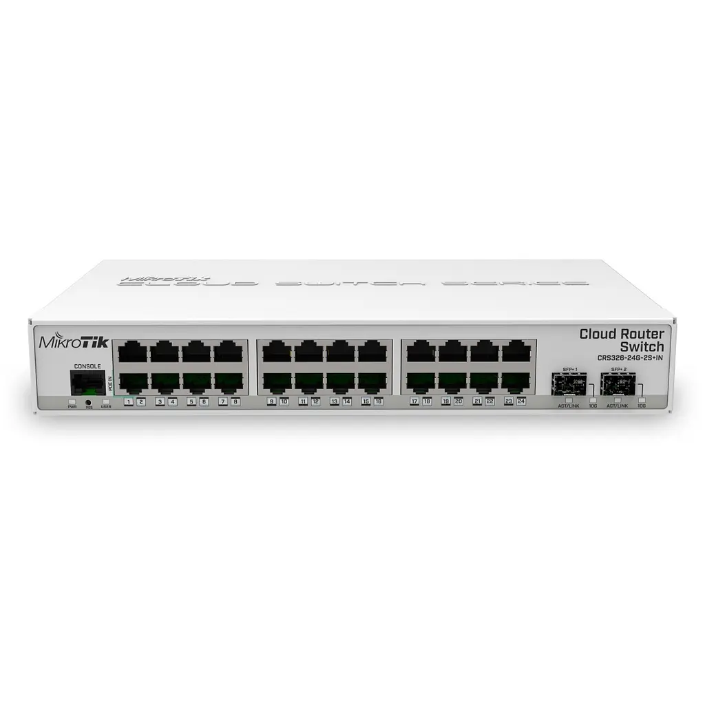 Коммутатор Cloud Router Switch CRS326-24G-2S+IN MikroTiK teh0018173 - фото 2